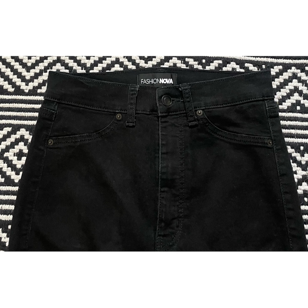 Fashion Nova Black Super High Rise Skinny Jeans - Picture 5 of 13